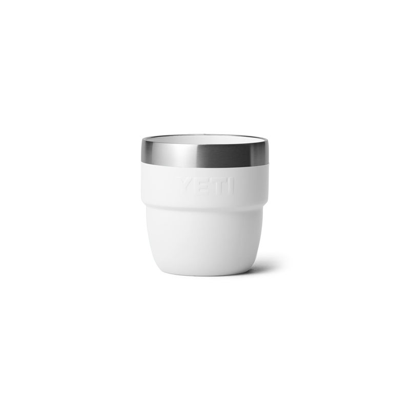 YETI Rambler Stackable Cups 4oz White | 54 Dean Street Fly Shop